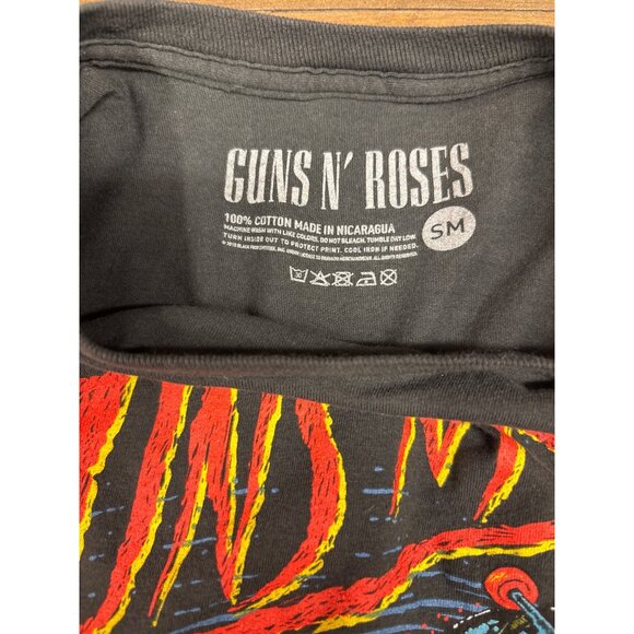 Guns N Roses Paradise City Skeleton T-Shirt Black Cotton Small - Picture 7 of 8